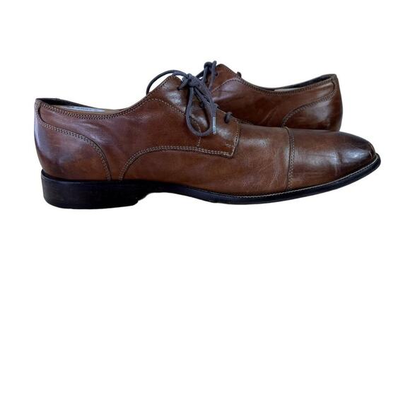 Cole Haan Shoes Mens 13 M Brown Benton Oxford Cap Toe Dressy Casual Lace Up - Picture 8 of 13